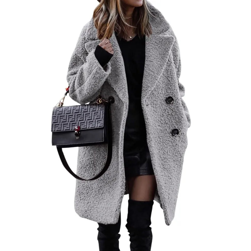 Mae Harper™ | Cozy Oversized Teddy Coat