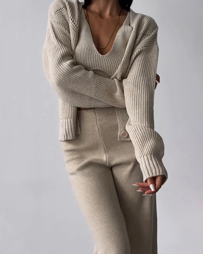 Rosalie™ | Ensemble Tricoté Élégant